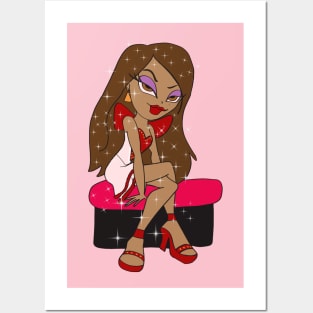 Bratz Yasmin Valentines Day Posters and Art